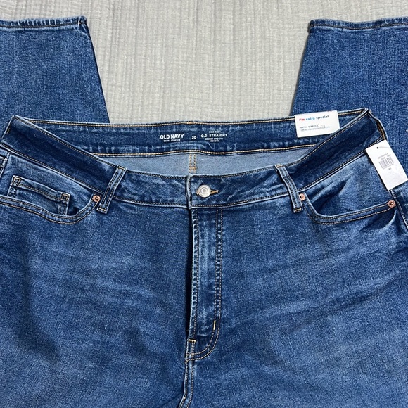 NWT Old Navy OG Straight Jeans with Secret Smooth Pockets Size 20 - Picture 3 of 4